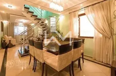 Vendo belíssimo sobrado alto padrão com 4 dormitorios sendo 2 suites 4 vagas de garagem, 180m² por