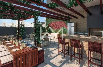 Studio à venda no via monteiro com 36m² com sacada, vaga de garagem e lazer completo, macedo, guaru