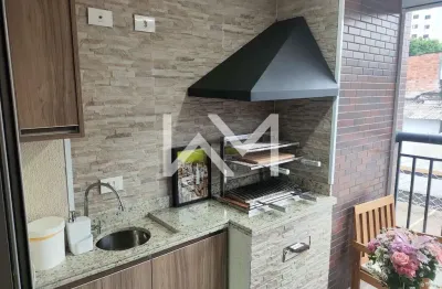 Apartamento à venda com 61m² com 2 quartos, 1 suíte, 1 vaga coberta e varanda gourmet no villagio d
