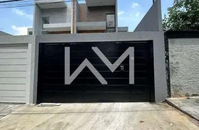 Sobrado novo à venda, com 3 quartos, sendo 1 suíte e 3 vagas jardim vila galvão, guarulhos, sp