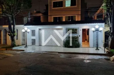 Sobrado para alugar com 4 quartos, 3 salas, sistema de câmeras e salão comercial com fino acabament
