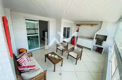 Apartamento à venda, 4 suítes, 3 vagas cobertas, 164m2 em guilhermina  -  praia grande