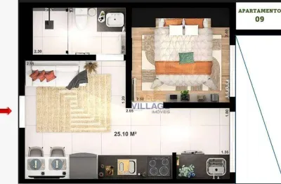 Apartamento com 1 quarto à venda na Rua Professor Araújo Coelho, Jardim Líbano, São Paulo