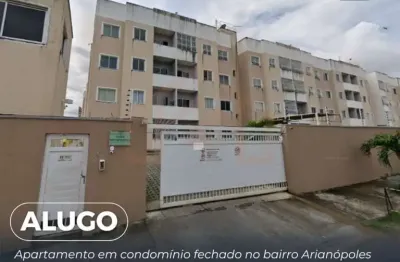 Alugo apartamento em condomínio fechado no bairro arianópoles com 2 quartos