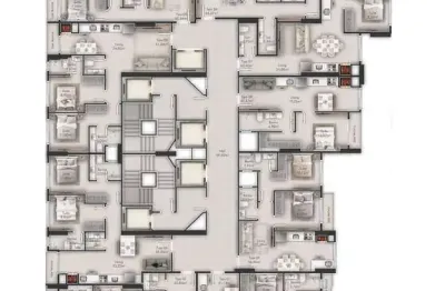 Apartamento com 2 quartos à venda no Centro, Itapema 