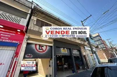 Prédio comercial à venda em são paulo-sp, cidade patriarca: 2 quartos, 3 salas, 1 banheiro, 160m² de área