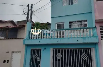 Sobrado a venda no jardim fernandes com 2 dormitorios,  1 suite, quintal com churrasqueira