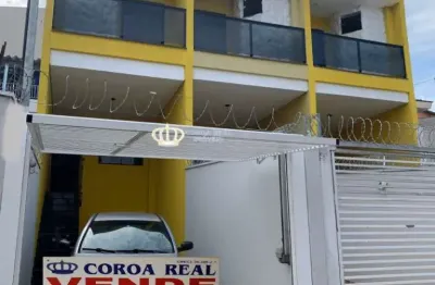 Sobrado novo com sacada com03 quartos e 2 vagas np jd eliane