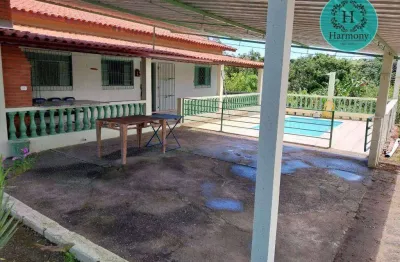 Chácara com 1 dormitório à venda, 4450 m² por r$ 450.000,00 - vila velha - caçapava/sp