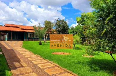 Chácara com 3 dormitórios à venda, 1000 m² por r$ 1.250.000 - patropi - paulínia/sp