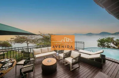 Casa com 9 dormitórios à venda, 640 m² por r$ 20.000.000 - cacupé - florianópolis/sc