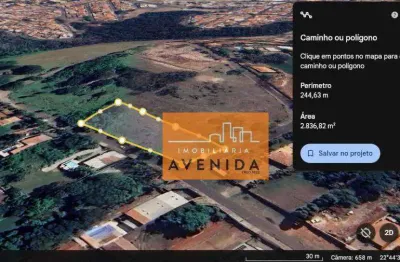 Área com 2835m² à venda no são domingos em paulínia