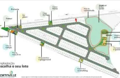 Terreno à venda, 300 m² por r$ 428.000,00 - condomínio porto ville - paulínia/sp