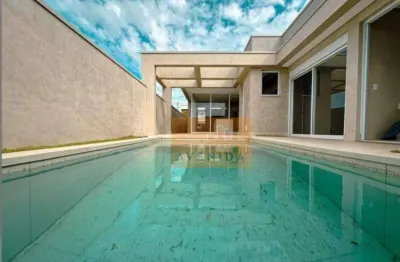 Casa com 3 quantos, sendo 3 suítes à venda, 262 m² por r$ 2.250.000 - condomínio residencial santorini - paulínia/sp