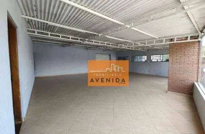 Salão para alugar, 250 m² por r$ 3.800,00/mês - vila bressani - paulínia/sp