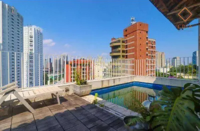 Cobertura com 4 dormitórios à venda, 367 m² por r$ 4.255.000,00 - real parque - são paulo/sp