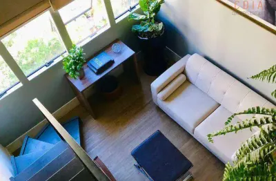 Apartamento duplex com 1 dormitório à venda, 39 m² por r$ 650.000,00 - moema - são paulo/sp