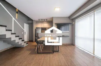 Apartamento duplex com 1 dormitório à venda, 89 m² por r$ 1.780.000,00 - brooklin - são paulo/sp
