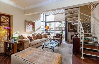 Cobertura à venda com 3 dormitórios sendo 2 suítes, 4 banheiros e 4 vagas de garagem, localizado no campo belo.