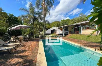 Casa com 5 dormitórios à venda, 382 m² por r$ 2.380.000,00 - granja viana - chácaras do peroba - jandira/sp