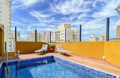 Cobertura com 3 dormitórios à venda, 185 m² - vila gumercindo - são paulo/sp