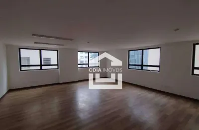 Conjunto comercial com 55 m² de área útil, 1 sala em vão livre, 2 banheiros e 1 vaga de garagem, localizado no jardim paulista.
