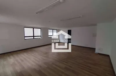 Conjunto comercial com 55 m² de área útil, 1 sala em vão livre, 2 banheiros e 1 vaga de garagem, localizado no jardim paulista.