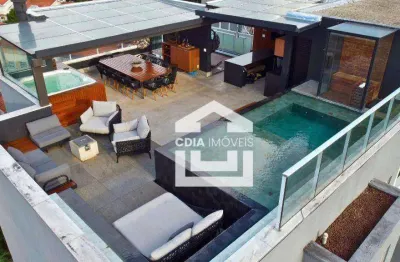 Cobertura com 2 dormitórios à venda, 262 m² por r$ 3.080.000,00 - granja viana - cotia/sp
