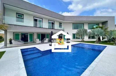 Casa com 4 dormitórios à venda, 883 m² por r$ 7.300.000,00 - granja viana - são paulo ii - cotia/sp