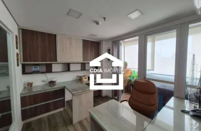 Conjunto à venda com 2 salas, 2 banheiros e 1 vaga de garagem. Localizado na Cerqueira César.