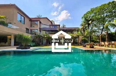 Casa com 5 dormitórios à venda, 1000 m² por r$ 13.900.000,00 - granja viana - haras guancan - cotia/sp