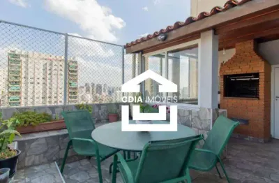 Cobertura com 4 dormitórios à venda, 195 m² por r$ 2.647.000,00 - campo belo - são paulo/sp