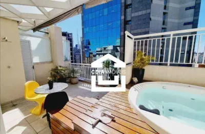 Apartamento duplex com 1 dormitório à venda, 69 m² por r$ 1.200.000,00 - bela vista - são paulo/sp