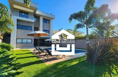 Casa com 4 dormitórios à venda, 580 m² por r$ 5.600.000,00 - granja viana - reserva santa maria - jandira/sp