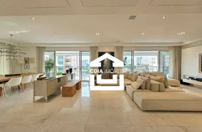 Apartamento com 4 dormitórios à venda, 400 m² por r$ 9.700.000,00 - moema - são paulo/sp