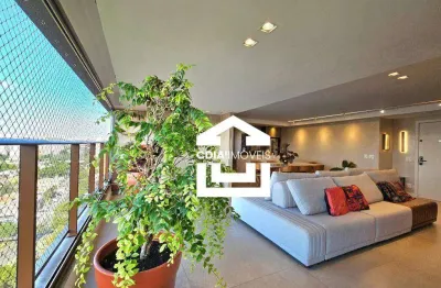 Apartamento com 3 dormitórios à venda, 146 m² por r$ 3.350.000,00 - campo belo - são paulo/sp