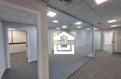 Conjunto comercial para locação com 17 salas, 5 banheiros e 8 vaga de garagem, localizado na bela vista.
