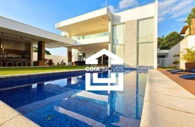 Casa com 4 dormitórios, 535 m² - venda por r$ 4.990.000,00 ou aluguel por r$ 24.039,00/mês - granja viana - palos verdes - cotia/sp