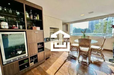 Apartamento com 3 dormitórios à venda, 206 m² por r$ 2.875.000,00 - campo belo - são paulo/sp
