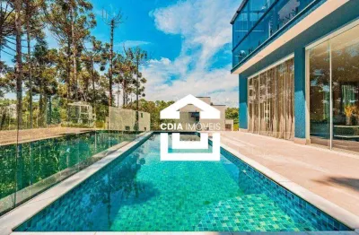 Casa com 4 dormitórios à venda, 700 m² por r$ 8.000.000 - granja viana - vintage - cotia/sp