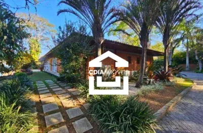 Casa com 4 dormitórios, 500 m² - venda por r$ 4.900.000,00 ou aluguel por r$ 18.000,00/mês - granja viana – parque silvino pereira - cotia/sp