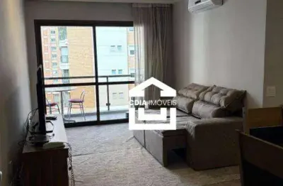 Apartamento com 2 dormitórios para alugar, 70 m² - itaim - são paulo/sp