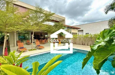 Casa com 4 dormitórios à venda, 440 m² por r$ 9.000.000,00 - gênesis 2 - santana de parnaíba/sp