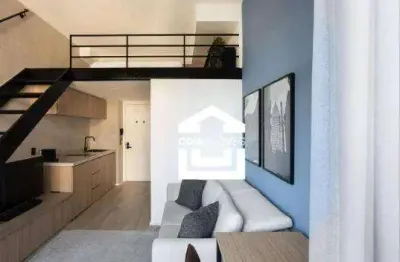 Apartamento com 1 dormitório, 32 m² - venda por r$ 630.000,00 ou aluguel por r$ 6.359,00 - pinheiros - são paulo/sp
