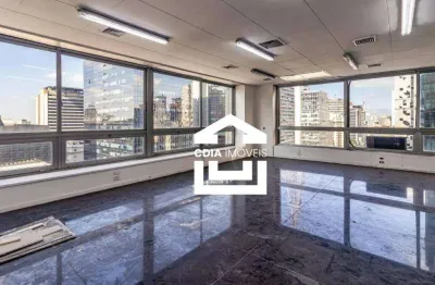 Conjunto comercial para locação com 2 salas e 2 banheiros, localizado no jardim paulista.