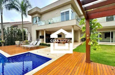 Casa com 4 dormitórios à venda, 600 m² por r$ 10.500.000,00 - tamboré 10 - santana de parnaíba/sp