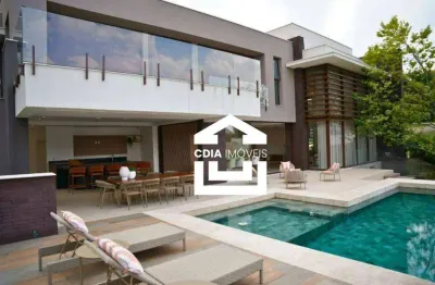 Casa com 4 dormitórios à venda, 1010 m² por r$ 15.000.000,00 - tamboré 11 - santana de parnaíba/sp