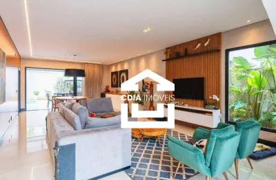 Casa com 4 dormitórios à venda, 385 m² por r$ 5.900.000,00 - tamboré 11 - santana de parnaíba/sp