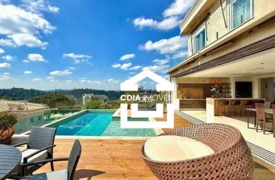 Casa com 4 dormitórios à venda, 430 m² por r$ 8.900.000,00 - gênesis 2 - santana de parnaíba/sp
