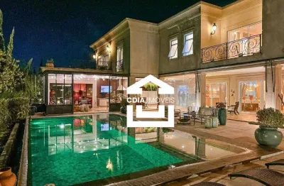 Casa com 5 dormitórios à venda, 1000 m² por r$ 17.300.000,00 - campos do conde (alphaville) - santana de parnaíba/sp